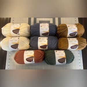 Hue + Me chunky wool blend Lion Brands Yarn